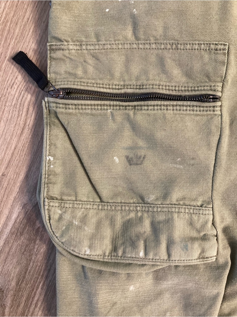 G-Star pale Olive Green relaxed Cargo Pants with multiple Pockets
